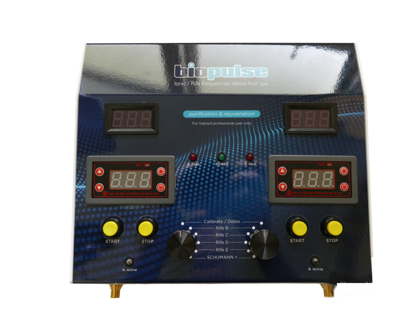 BioPulse 2 Person Ionic Detox Foot Spa with frequencies