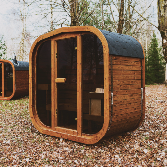Patio Elegance Outdoor Sauna MW12 ThermoWood for Your Perfect Backyard Retreat